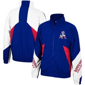 Throwback New England Patriots Windbreaker